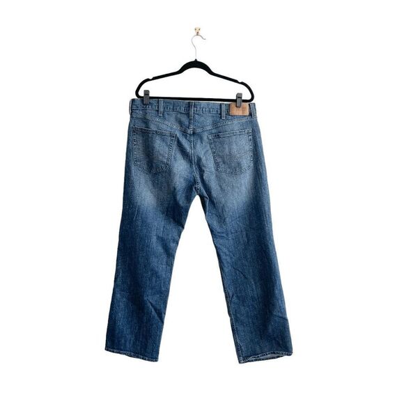 Signature Levi Strauss & Co. Mens Denim Jeans S61 Relaxed Blue Wash Size 38 - Picture 3 of 11